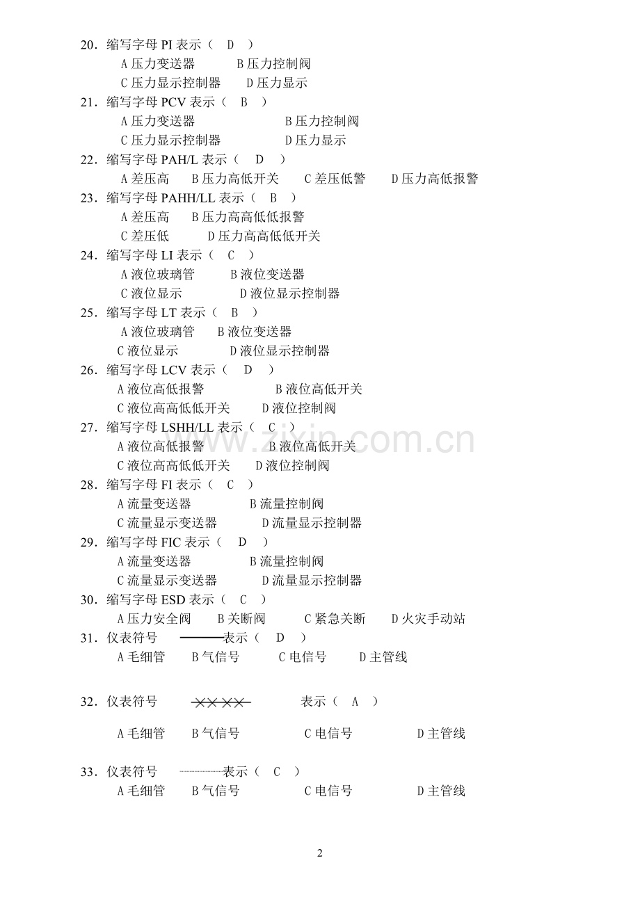 仪表初级试题.doc_第2页