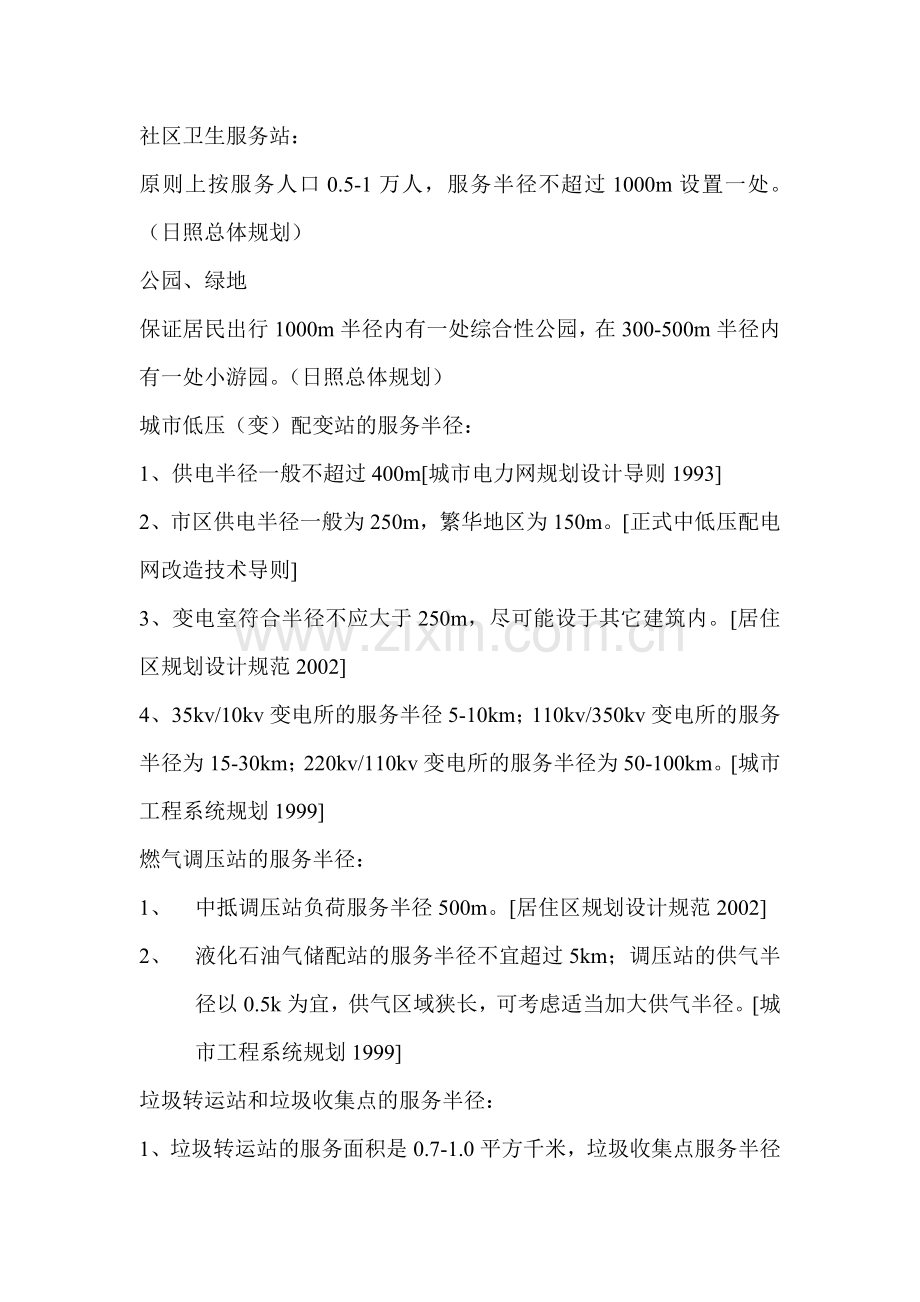居住区配套设施服务半径规范.doc_第2页