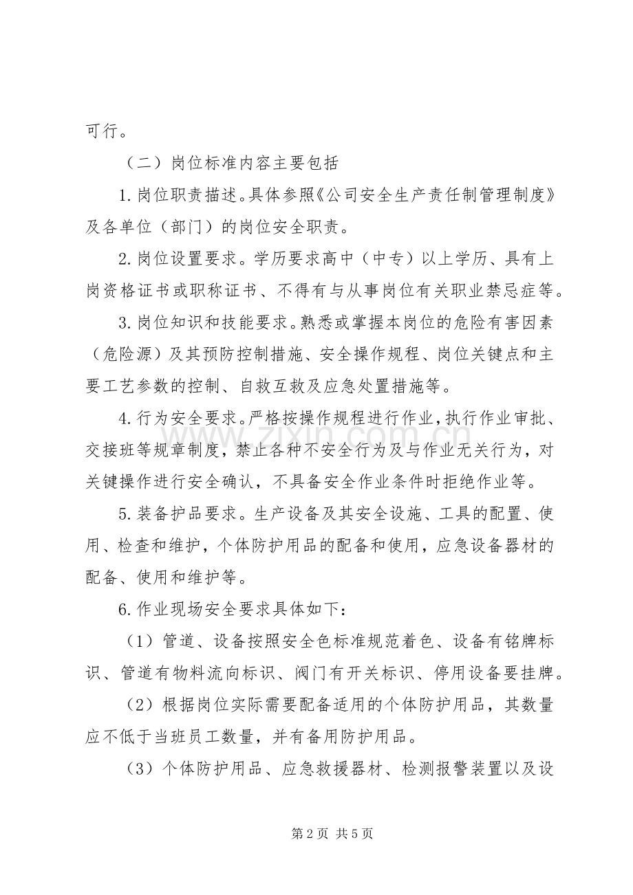 公司岗位达标管理规章制度.docx_第2页