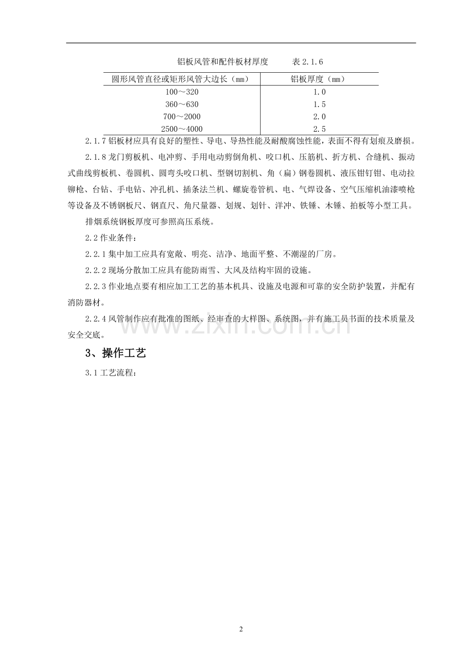 SGBZ-0801金属风管制作安装工程技术交底.doc_第2页