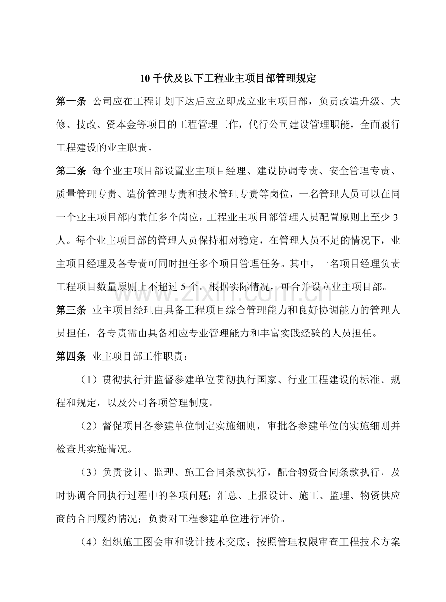 业主项目部管理规定.doc_第1页