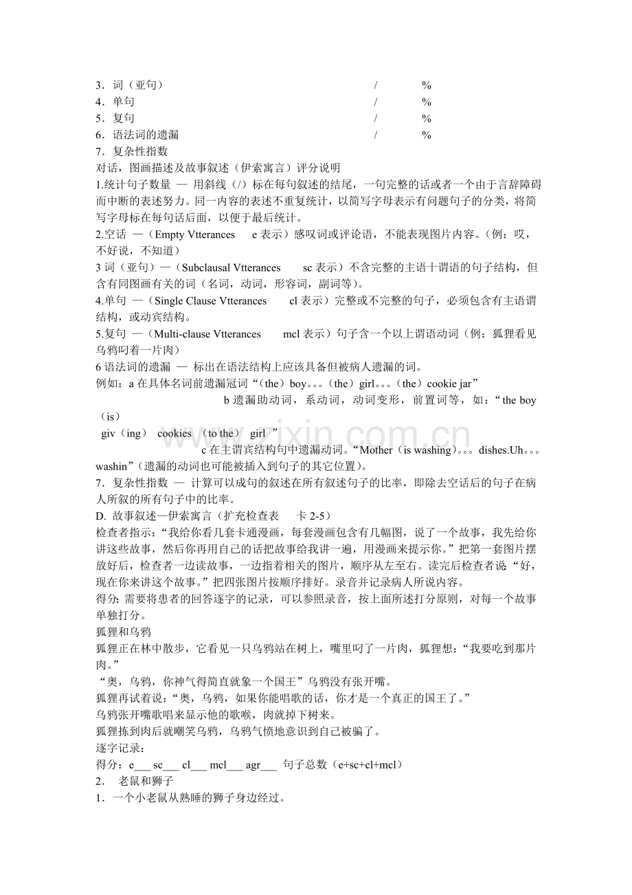 详细波士顿诊断性失语症检查.doc_第2页