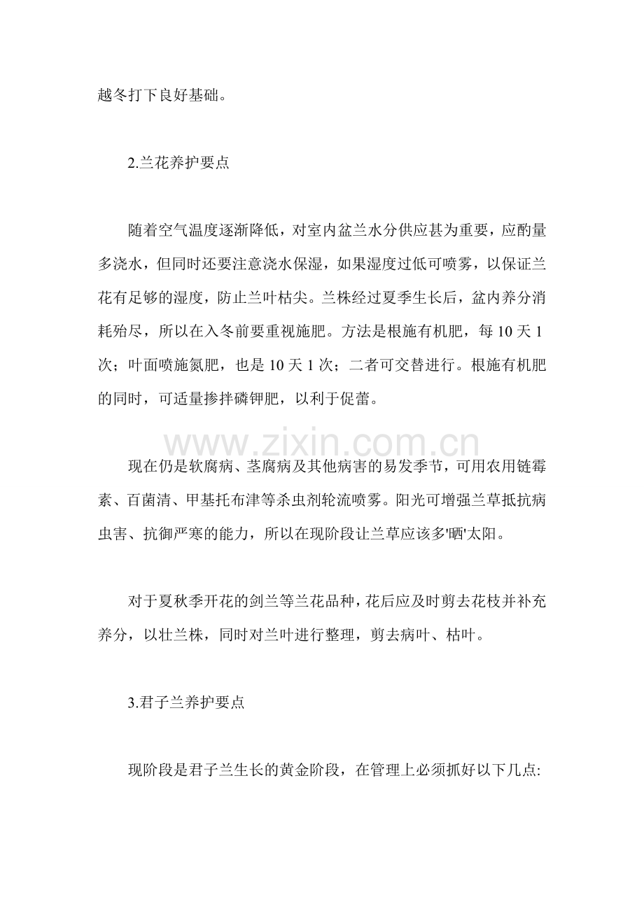 入冬后花卉该如何养护.doc_第2页