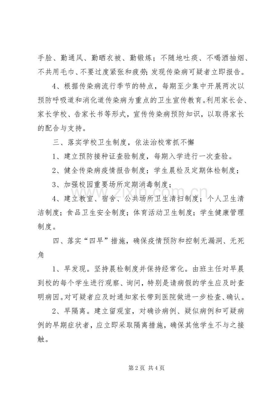 小学传染病防控管理规章制度.docx_第2页