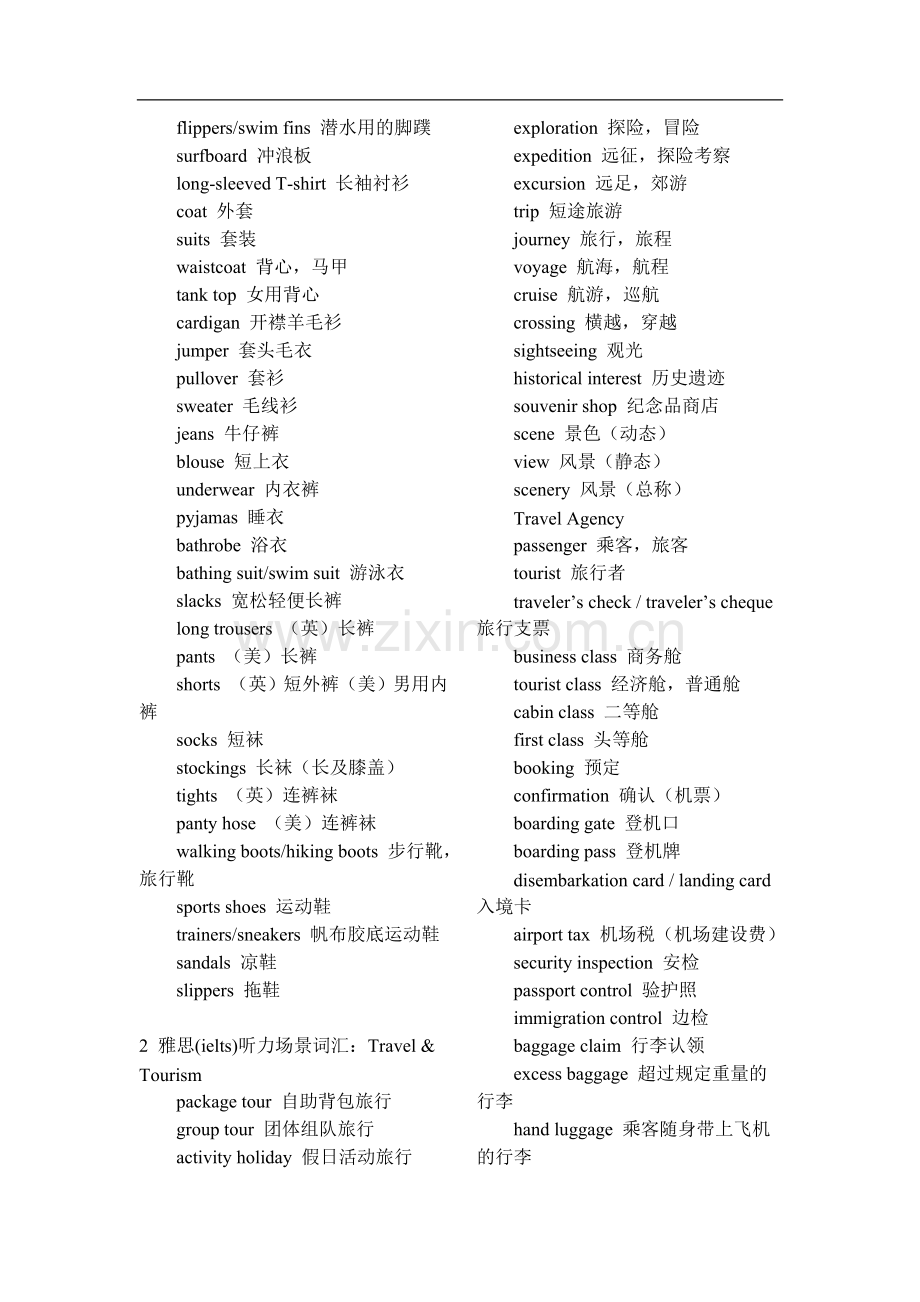雅思听力背景词汇汇总.doc_第2页