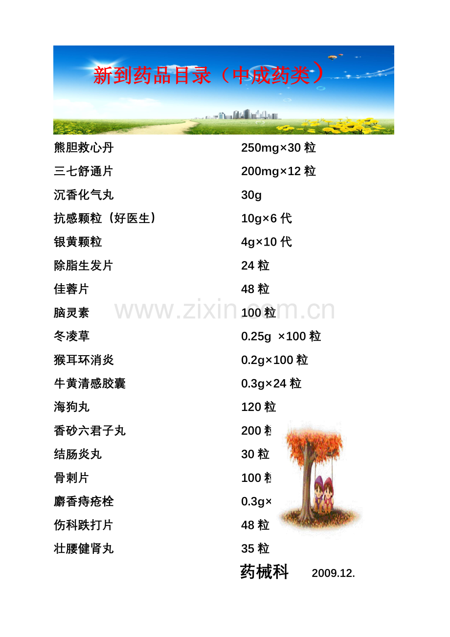 新到药品目录2009.12.doc_第2页