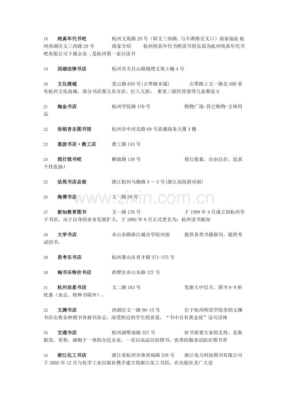 杭州各大书店.doc_第2页