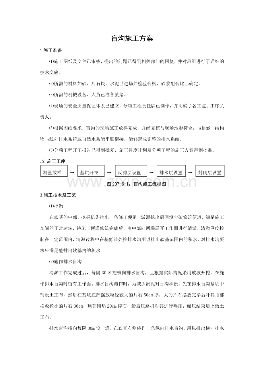 盲沟施工工艺.doc_第1页