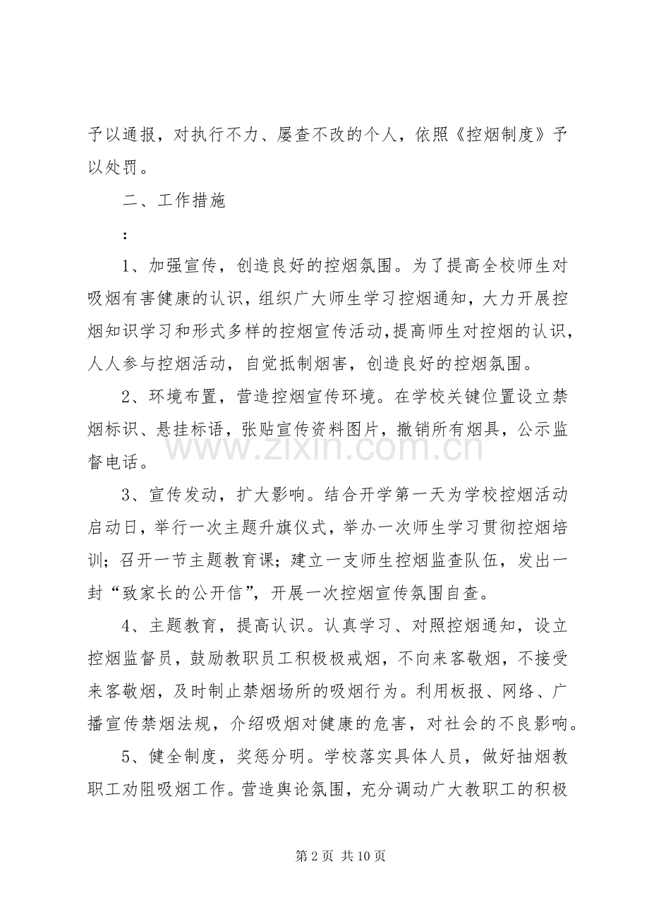 学校控烟规章制度及奖惩措施.docx_第2页
