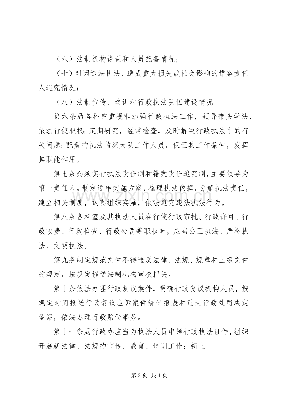 审计局行政执法考核评议规章制度 .docx_第2页
