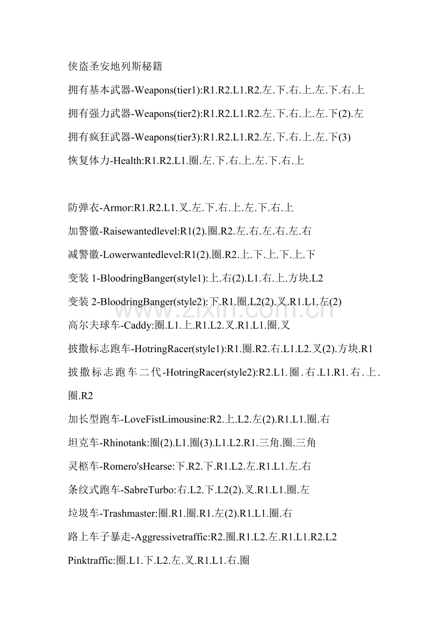 侠盗圣安地列斯秘籍.doc_第1页
