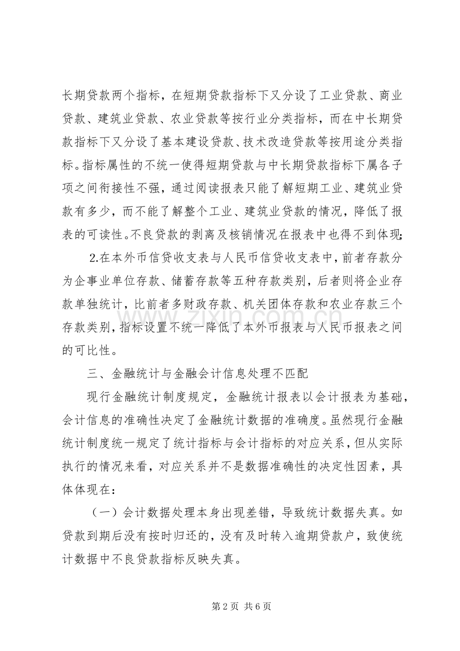 当前金融统计规章制度细则存在四方面的缺陷亟须完善 (2).docx_第2页