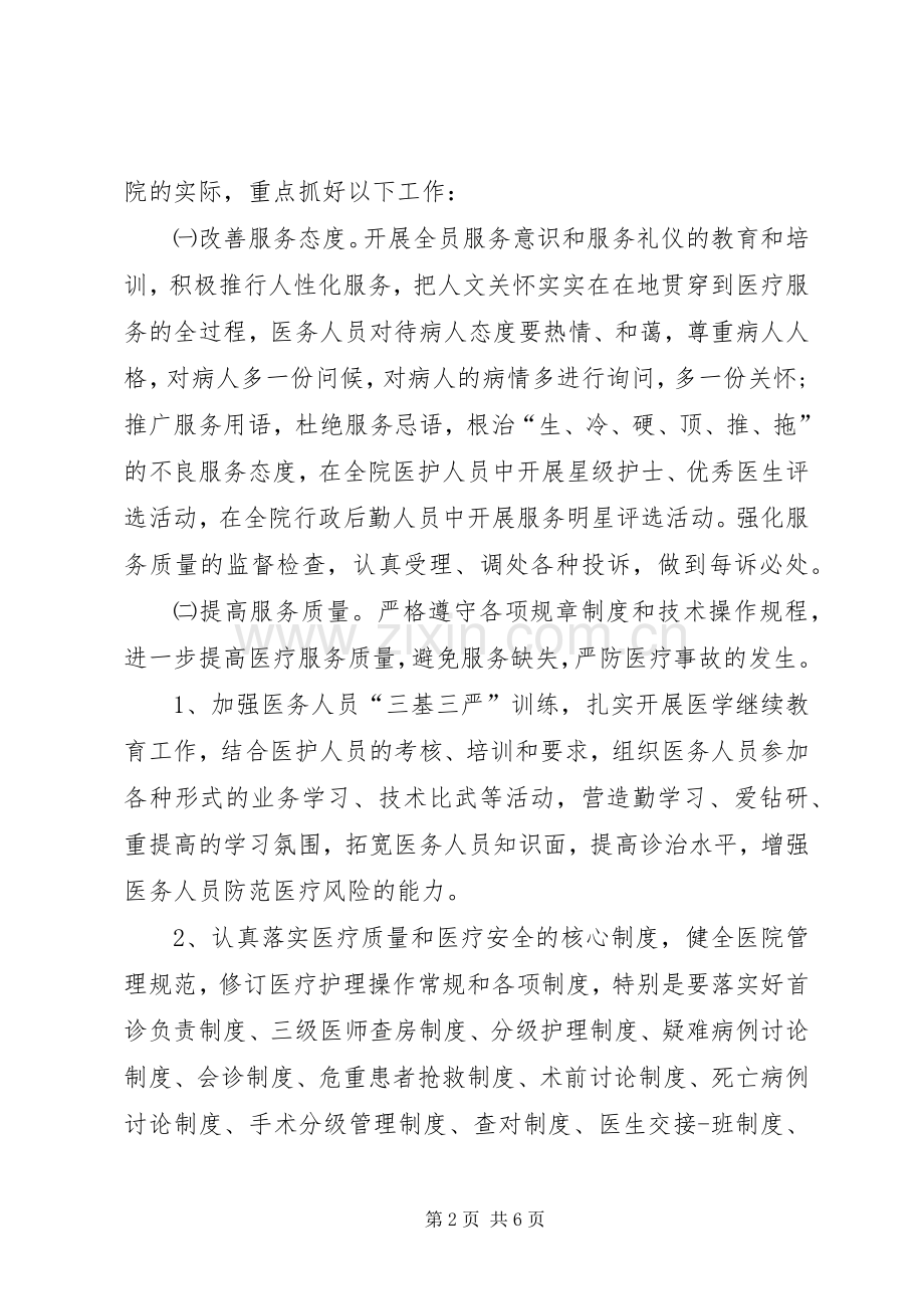医院优质服务规章制度.docx_第2页