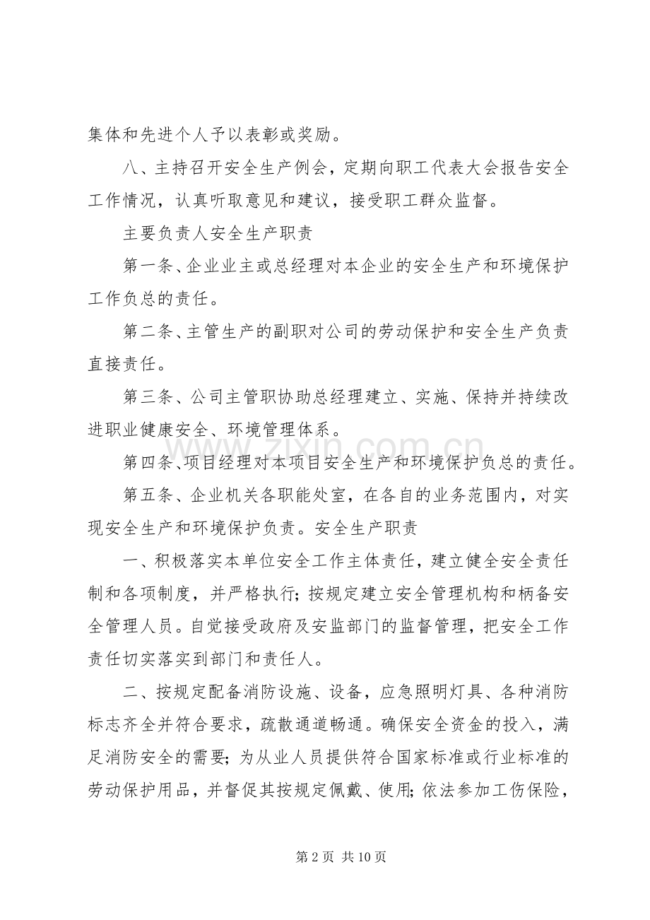 企业主要负责人职责要求 .docx_第2页