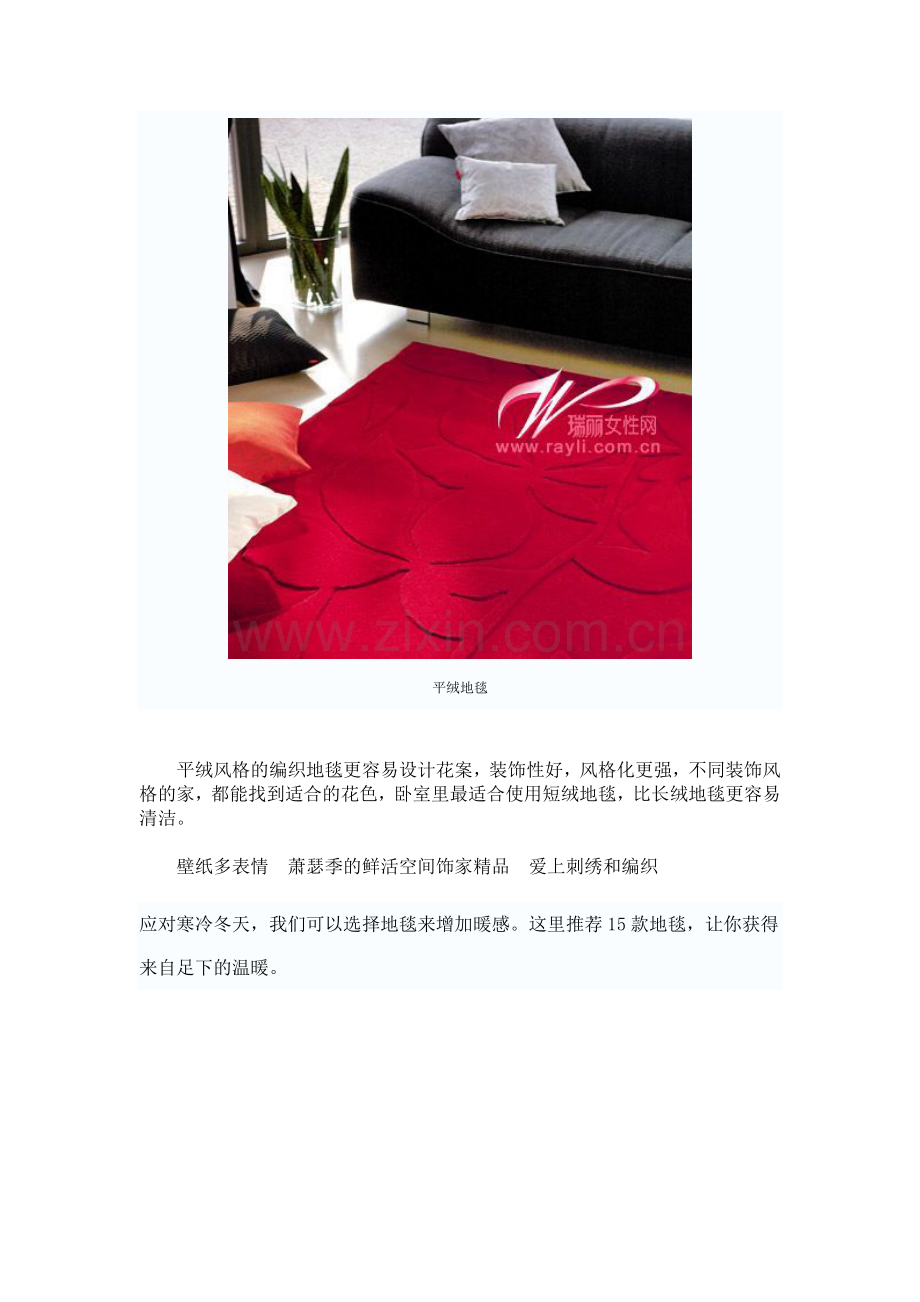冬天保暖的15款地毯从足下提升温暖.doc_第2页