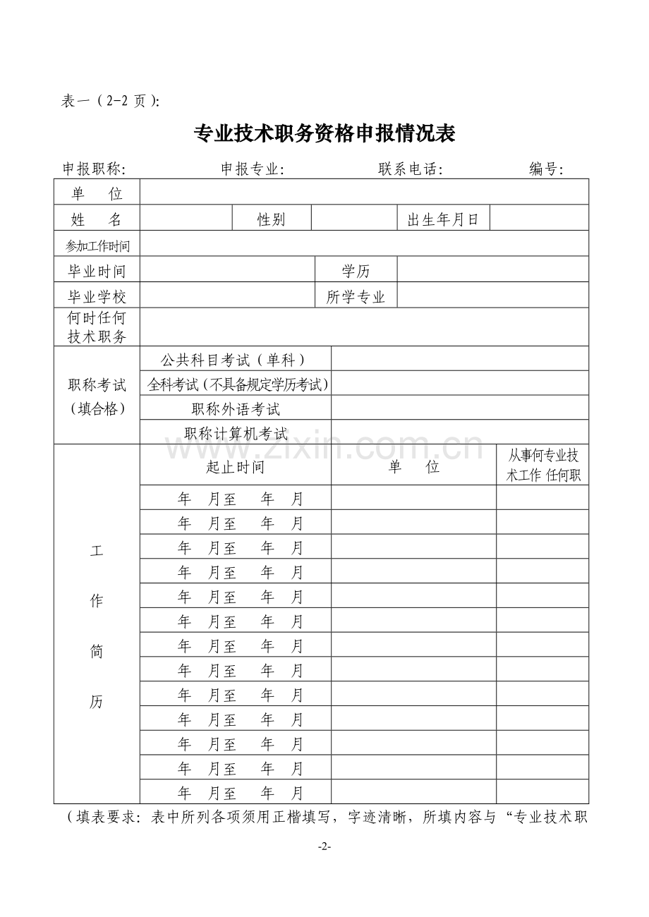 职称电子表格.doc_第2页