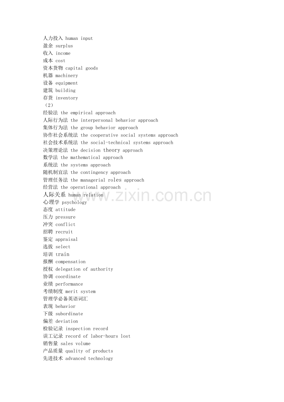 管理学专业词汇.doc_第2页
