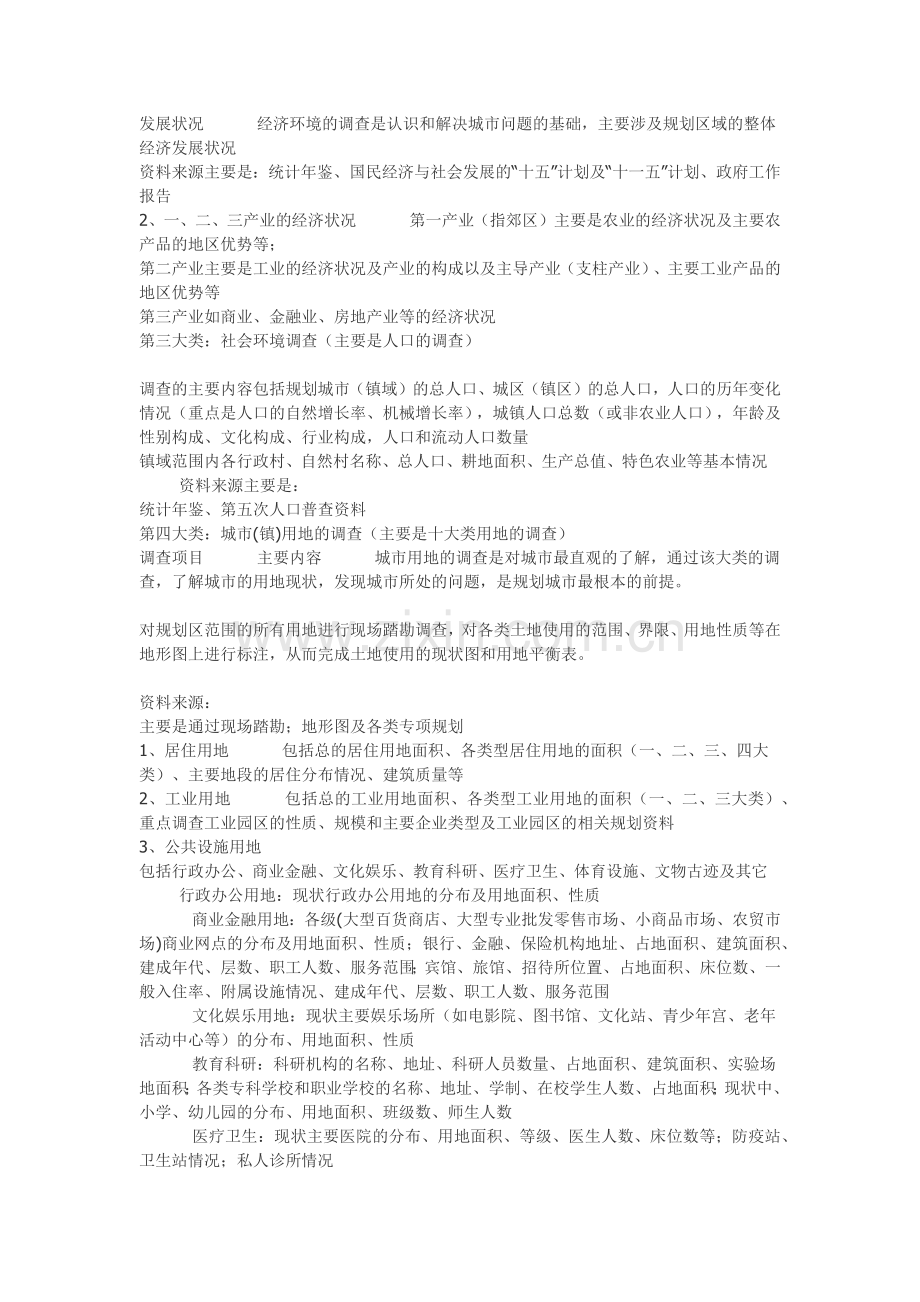 城市总体规划调查资料清单.doc_第2页