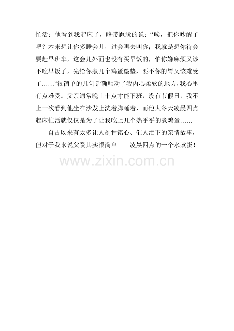 父爱——凌晨四点的一个水煮蛋.doc_第2页
