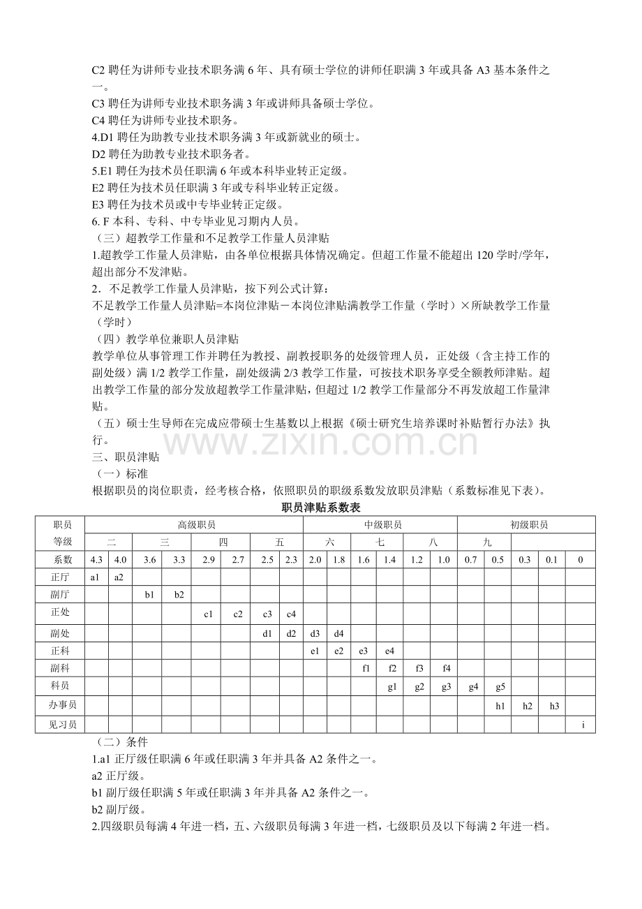 烟台师范学院校内津贴分配办法.doc_第2页