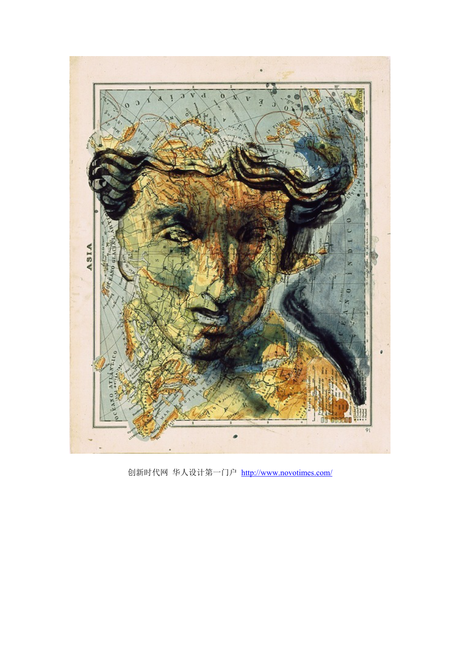 地图上的创意插画创新时代网供稿插画设计.doc_第2页