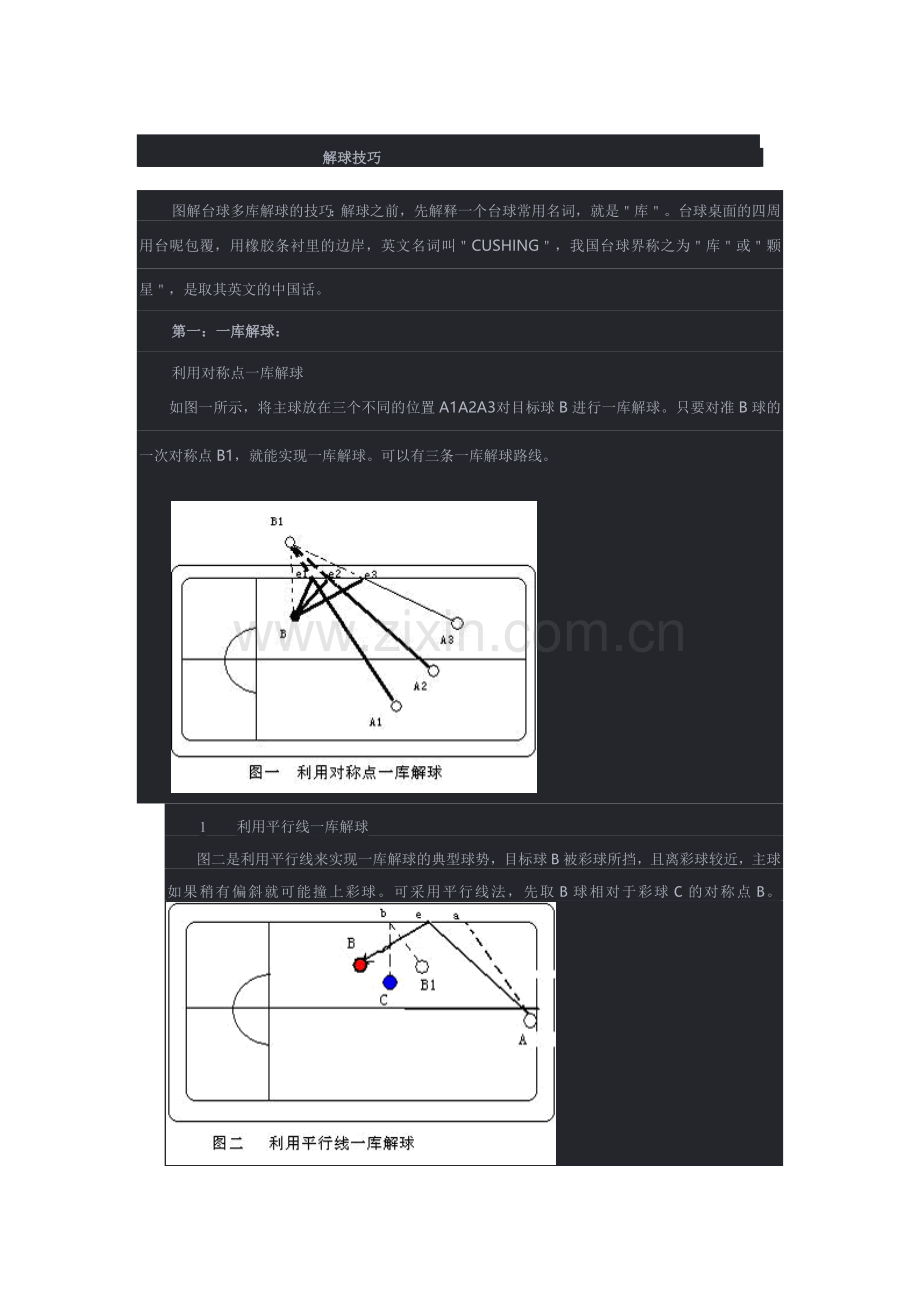 常用桌球解球技巧.doc_第1页
