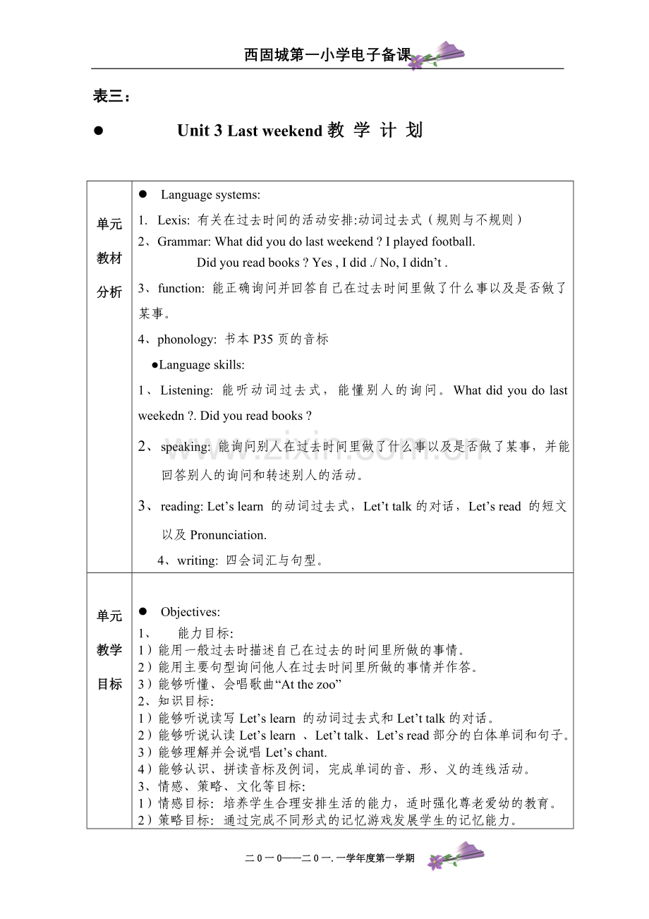 六年级英语下册第三单元.doc_第1页