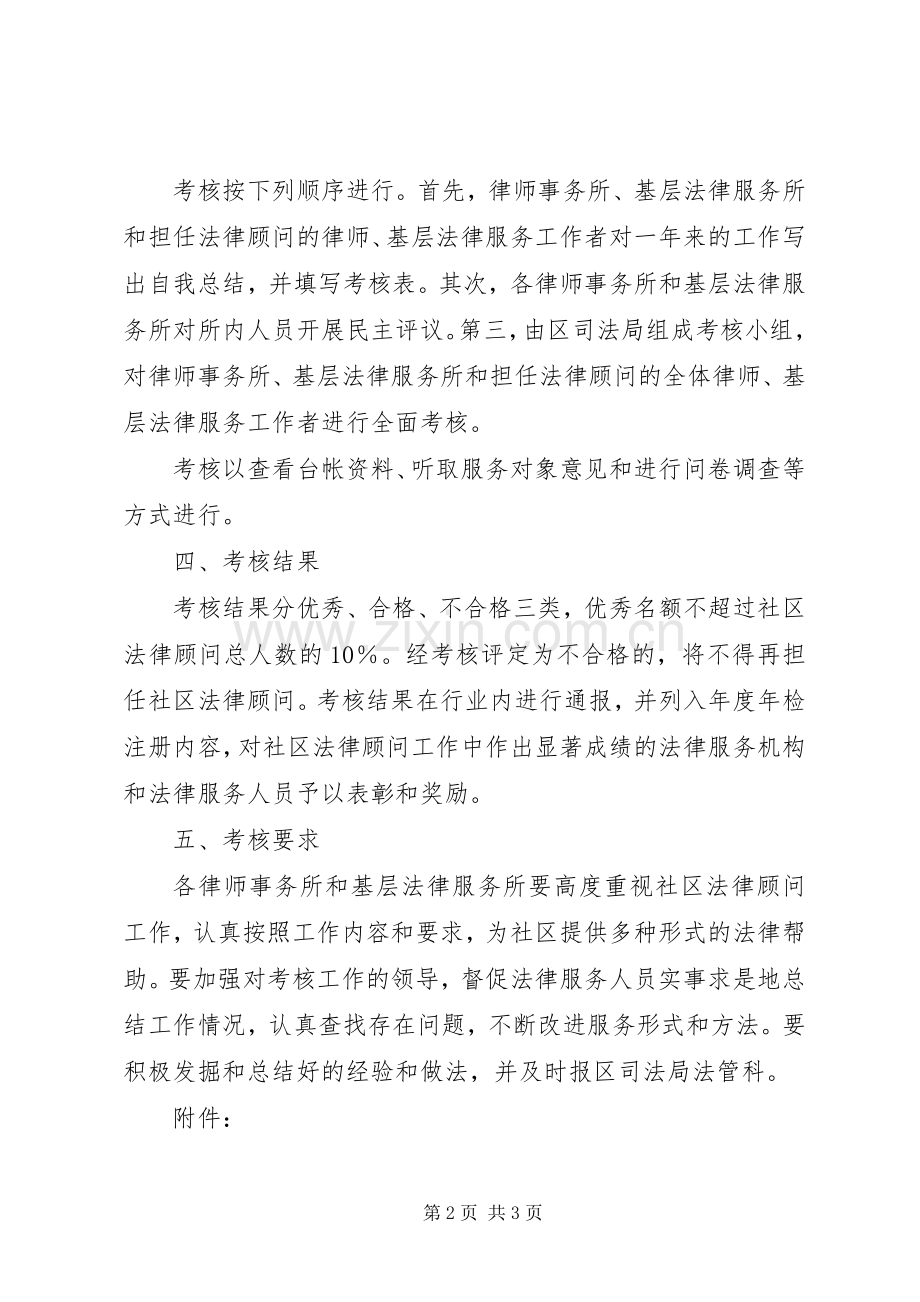 社区法律顾问工作考核规章制度.docx_第2页