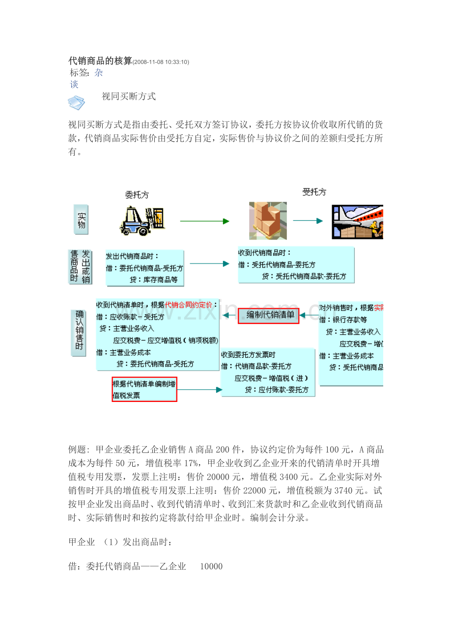 代销商品的核算.doc_第1页