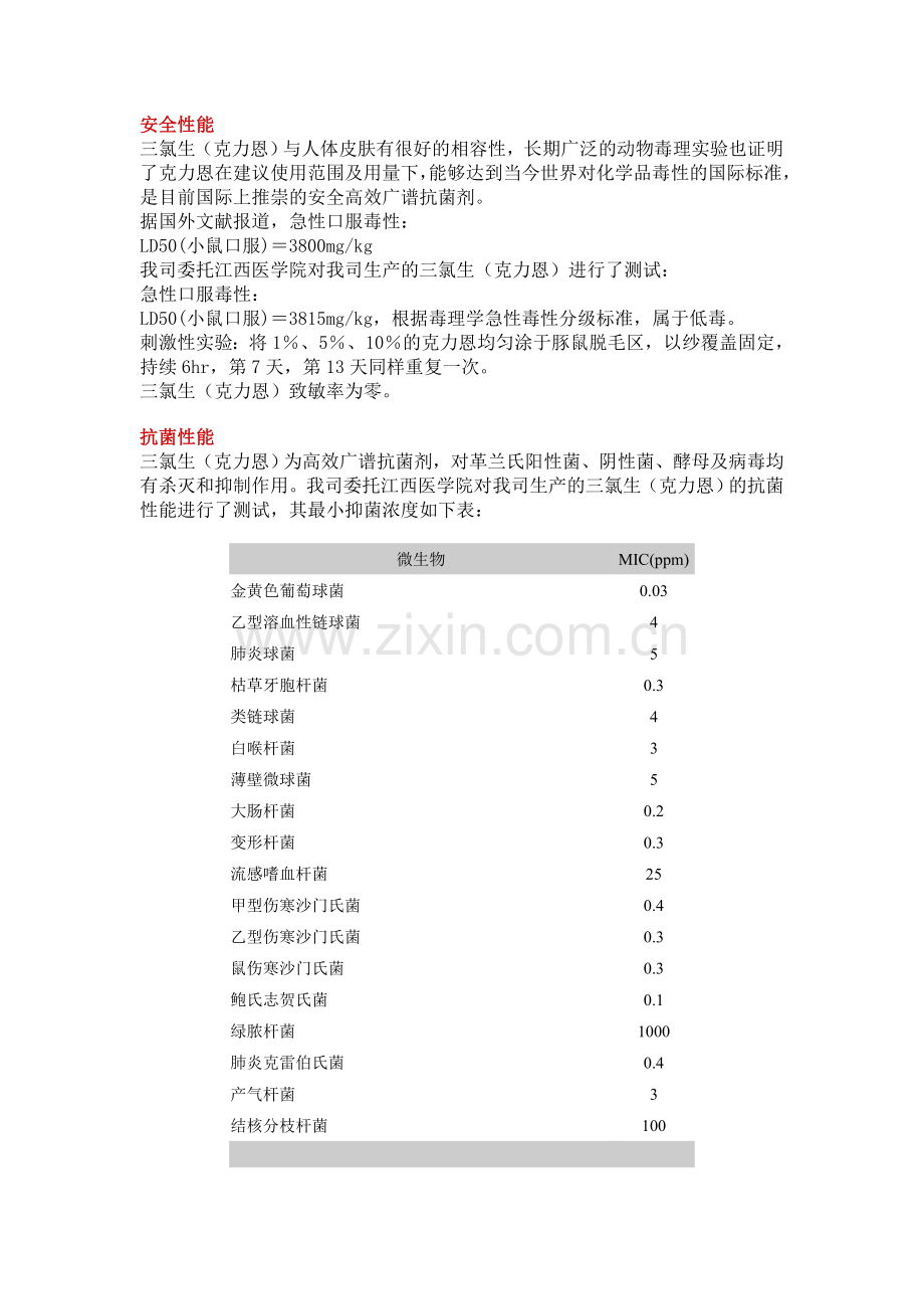 三氯生,化学名称,结构式,特性,安全性能.doc_第2页