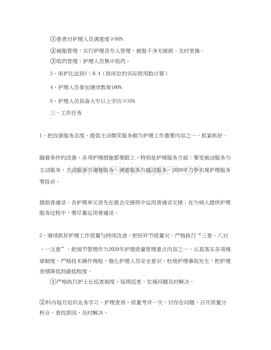 中心医院护理部工作计划.docx_第2页
