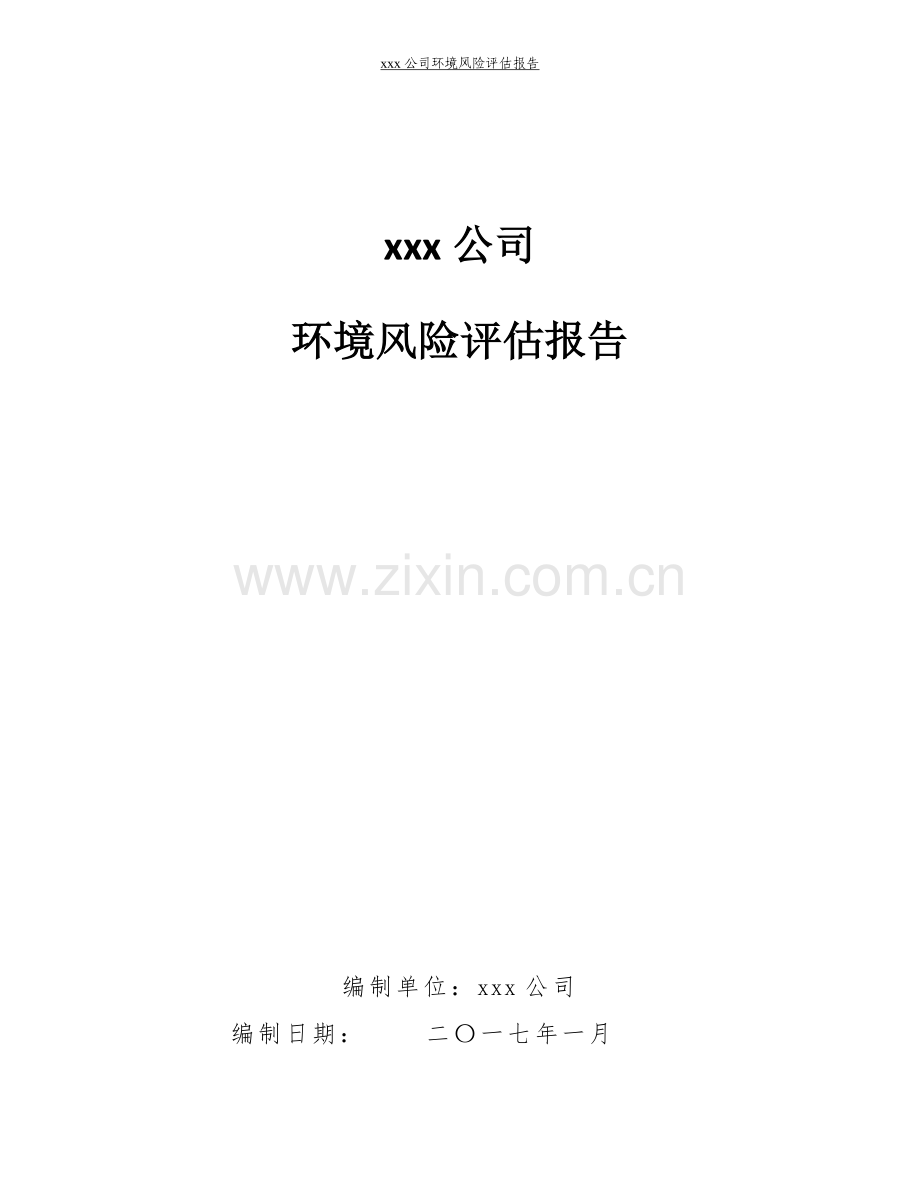 铁采场和选厂环境风险评估报告.doc_第1页
