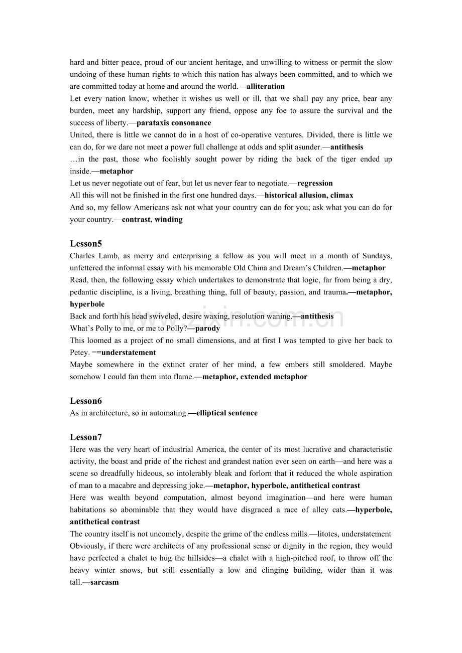 高级英语第二册lesson1-lesson8修辞.doc_第2页