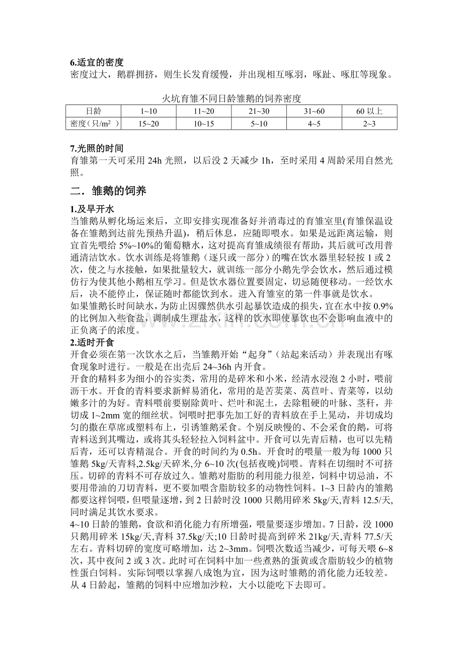 雏鹅饲养技术.doc_第2页