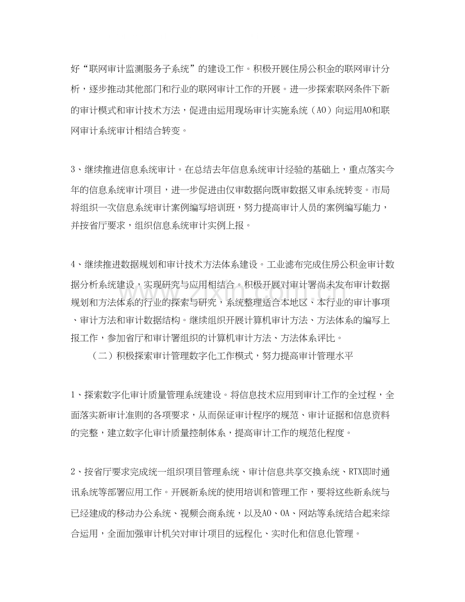 审计局审计信息化工作计划.docx_第2页