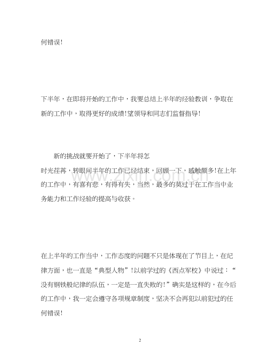 业务员上半年工作总结以及工作计划2.docx_第2页