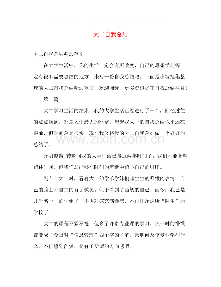 大二自我总结.docx_第1页