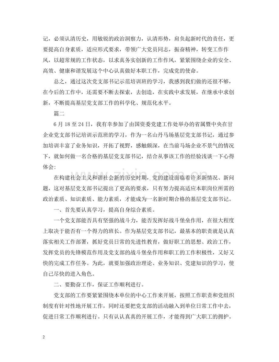 党支部书记培训学习总结三篇.docx_第2页
