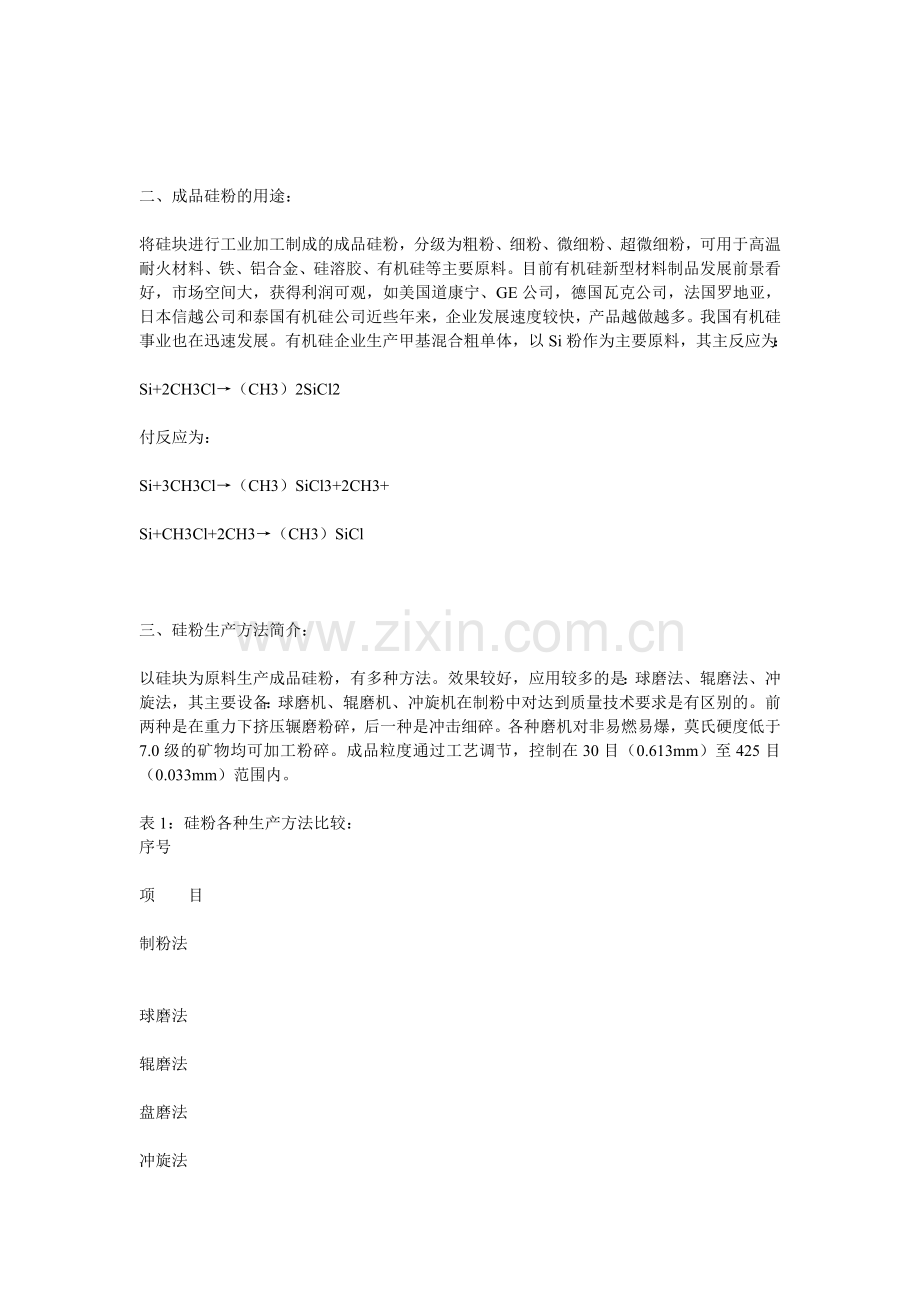 生产金属硅的方法.doc_第2页