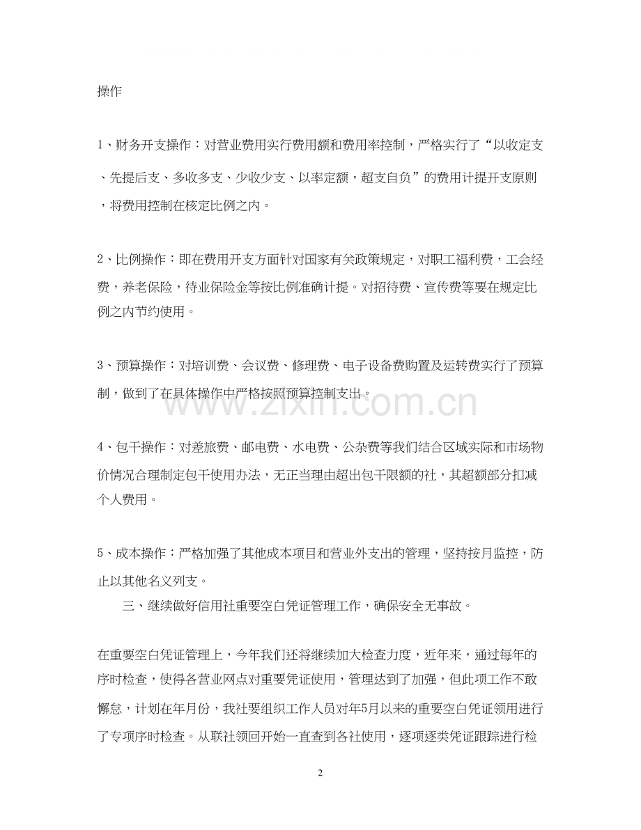 农信社年度财务部会计计划.docx_第2页