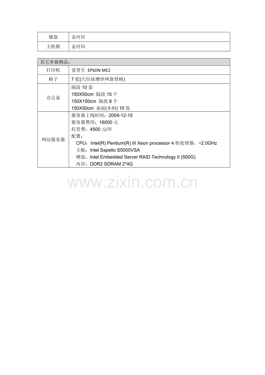 物品清算单1.doc_第2页