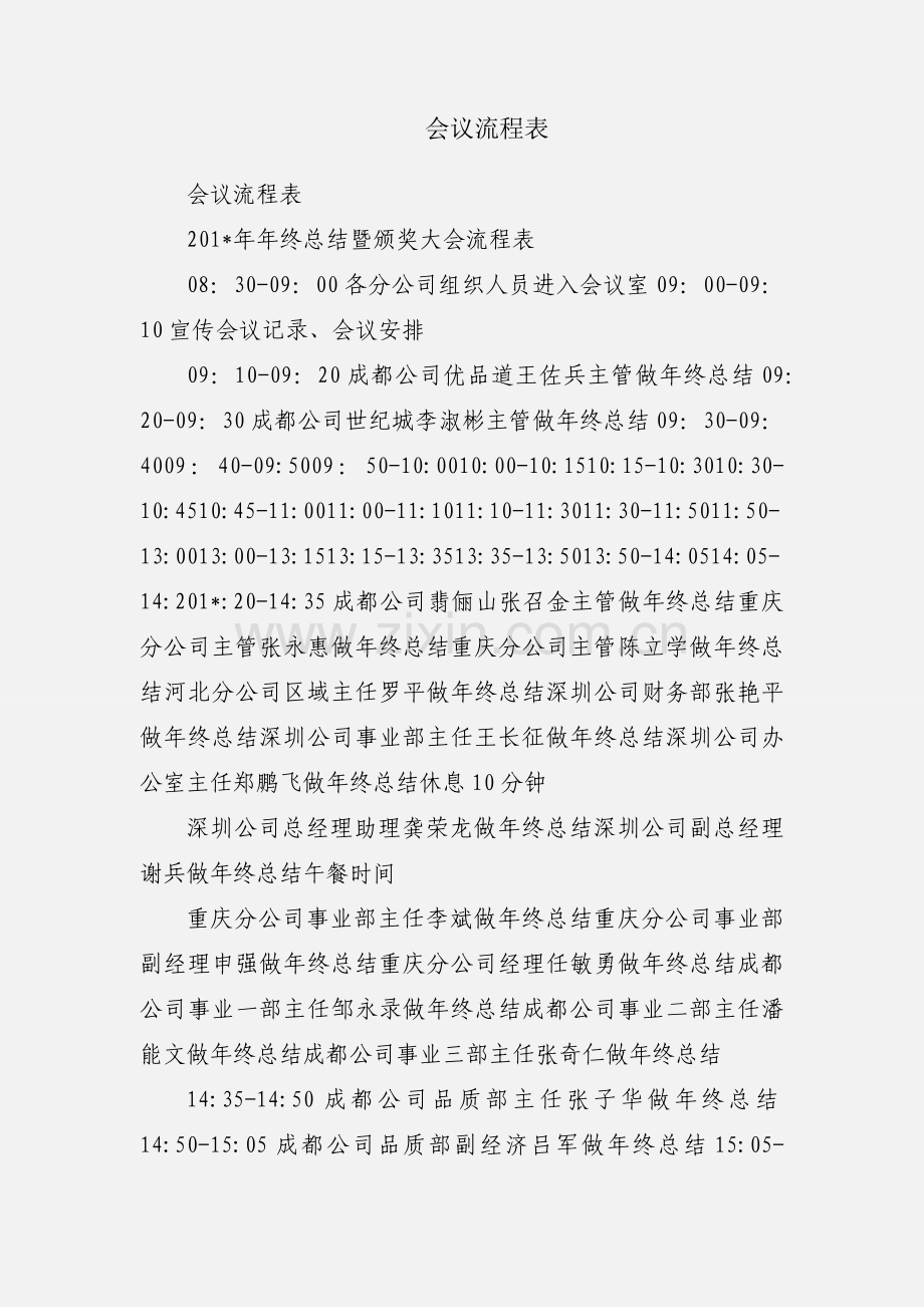 会议流程表.docx_第1页