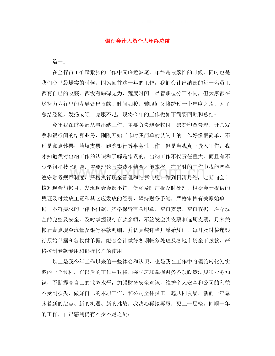 银行会计人员个人年终总结.docx_第1页