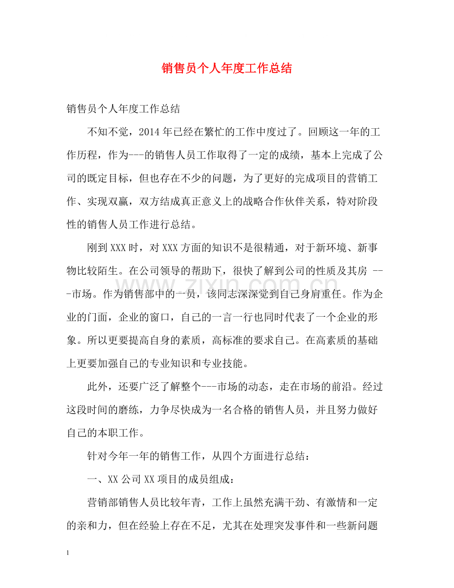 销售员个人年度工作总结.docx_第1页