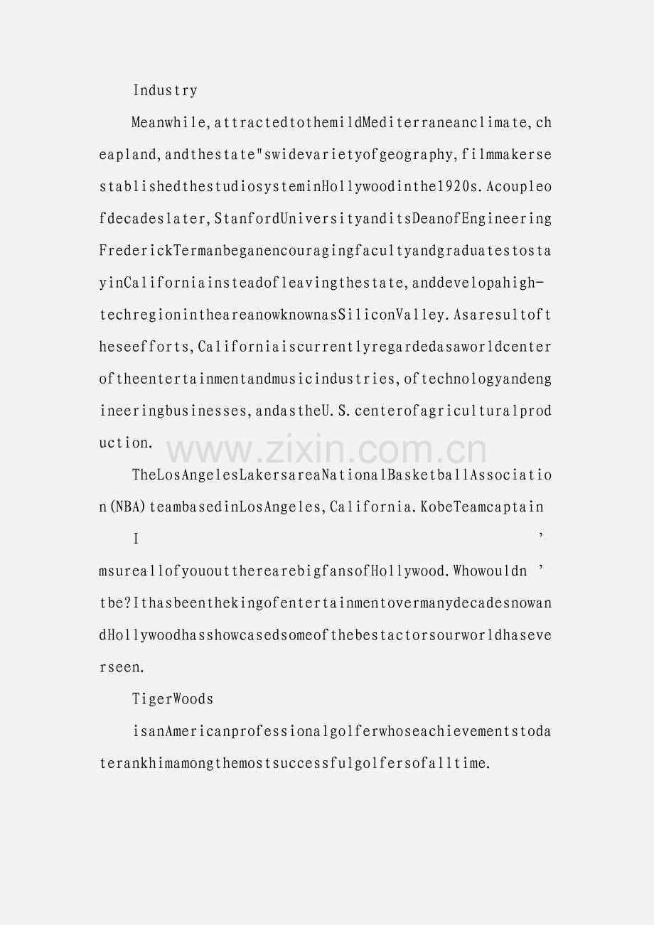 California美国加利福尼亚州英文介绍_附PPT.docx_第2页