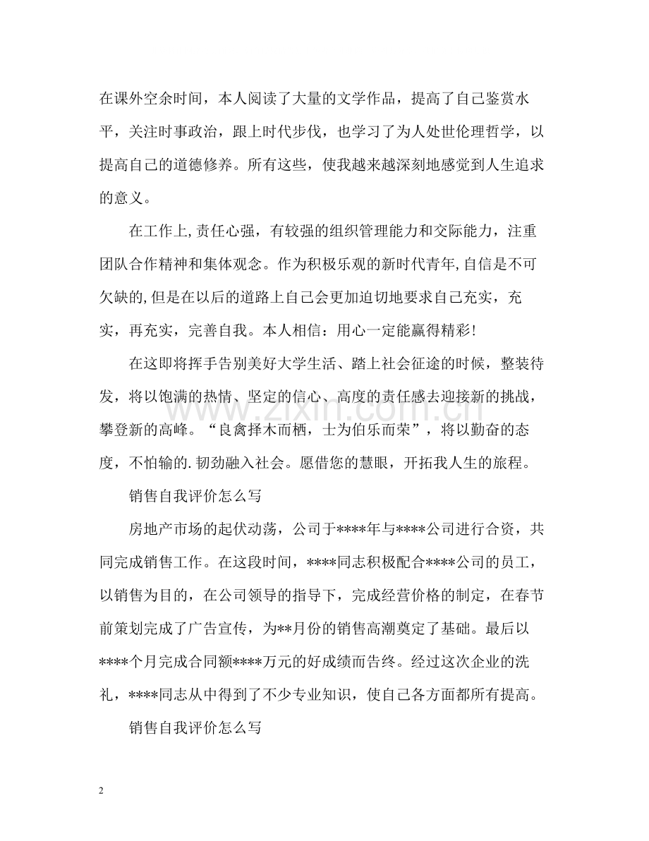 销售自我评价怎么写.docx_第2页