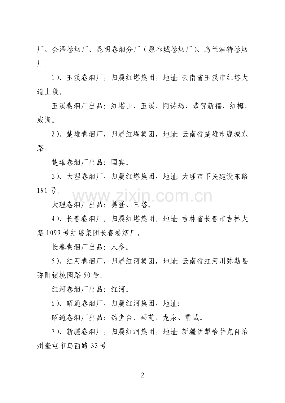 全国 香烟 大全.doc_第2页