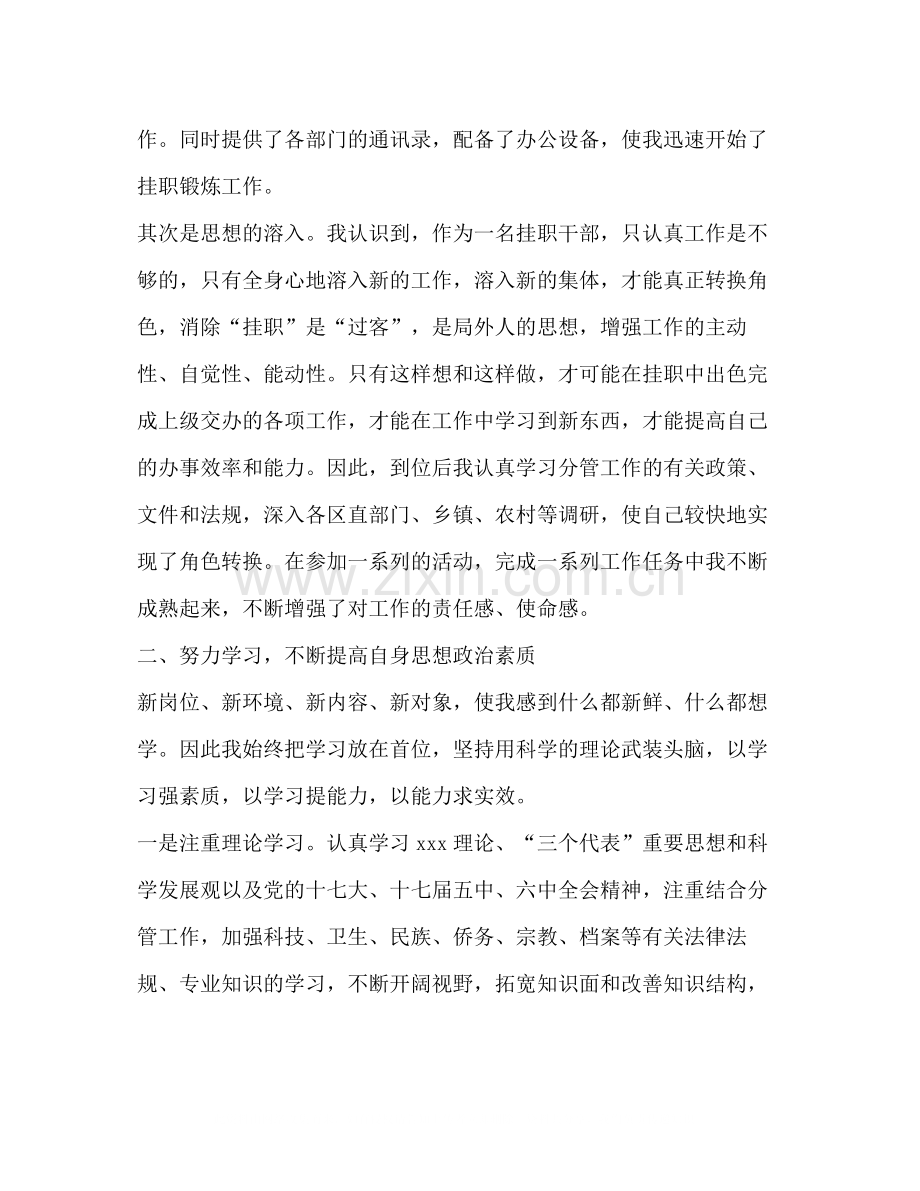 从高校到地方挂职锻炼工作总结.docx_第2页