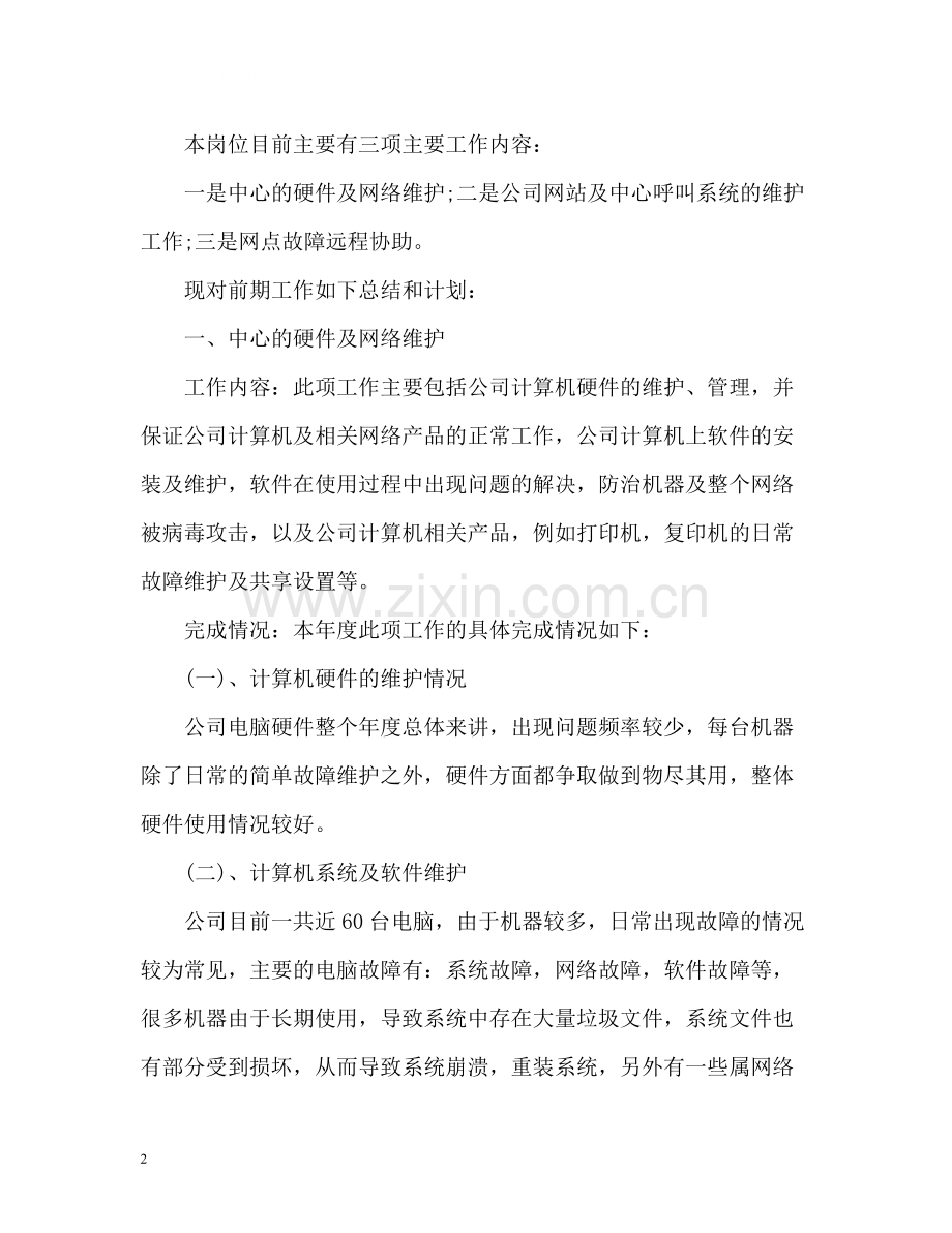 IT工作总结.docx_第2页