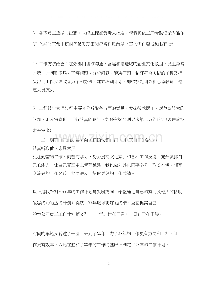 公司员工工作计划.docx_第2页